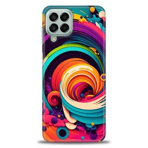 Samsung Galaxy M33 Kılıf HD Baskılı Kılıf - Renk Hortumu + Tam Ekran Koruyucu