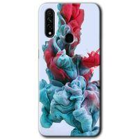 Oppo A31 Kılıf Baskılı Kapak - Renkli Karışım +Tam Kaplayan Mat Seramik