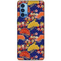 Oppo Reno 4 Pro Kılıf Japonya (50) Shockproof Kılıf Renkli Çiçekler