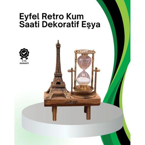 Dekoratif Kum Saati – Ahşap Malzeme, Hediyelik Masa Aksesuarı