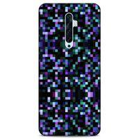 Lopard Oppo Reno 2z Uyumlu Kılıf PiXel (24) Darbe Emici Kılıf Rainbow