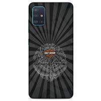 Samsung Galaxy A51 Uyumlu Kılıf Motorsiklet (40) Fit Silikon Kılıf Harley