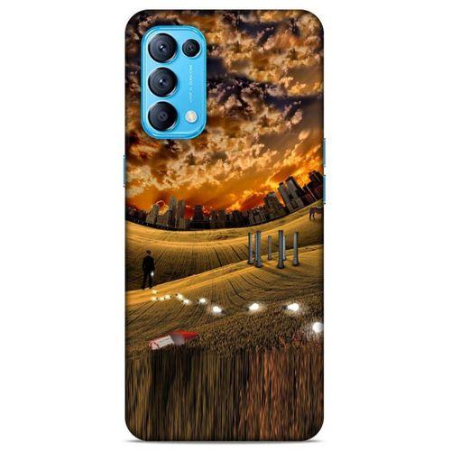 Lopard Oppo Reno 5 5G Uyumlu Kılıf Manipülasyon ☻ (24) Darbe Emici Kılıf Desenli