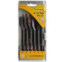 Yaprak Ahşap Matkap Ucu Takımı 12-24 Mm - 6 Parçalı