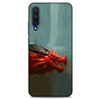 Xiaomi Mi A3 Kılıf Dragons (17) Tasarım Kılıf Siyah Boynuzlu Ejderha