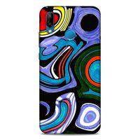 Lopard Huawei P20 Lite Uyumlu Kılıf Soyut Sanat (25) Baskılı Antişok Kapak