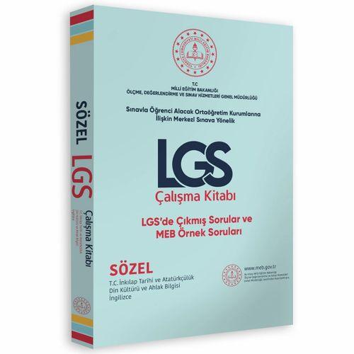 2026 MEB Örnek Soruları LGS Sözel Çalışma Kitabı 8 Sınıf Tarih-Din-İngilizce RENKLİ Baskı A4 Ebat