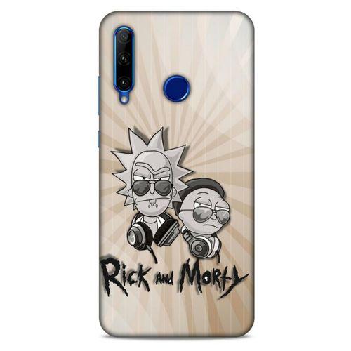 Huawei Honor 20 Lite Uyumlu Kılıf Rick And Morty (16) Kalın Kılıf Jessica