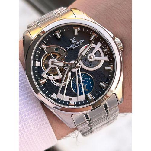 Daniel Klein Otomatik Erkek Kol Saati 30 Metre Suya Dayanıklı Çelik Kordon + Bileklik Hediyeli VS.BLKT.0699