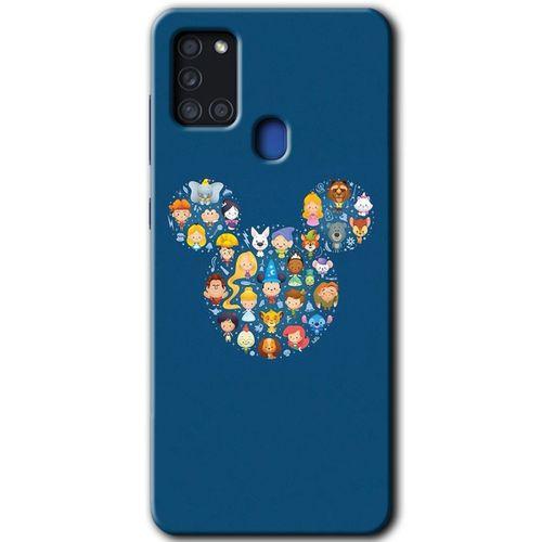 Potkal Hediye Fabrikası Samsung Galaxy A21s Kılıf HD Desen Baskılı Arka Kapak - Mickey