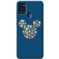 Potkal Hediye Fabrikası Samsung Galaxy A21s Kılıf HD Desen Baskılı Arka Kapak - Mickey