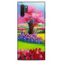 Samsung Galaxy Note 10 Plus Kılıf Japonya (40) Fit Silikon Kılıf Japonya Ağaçları