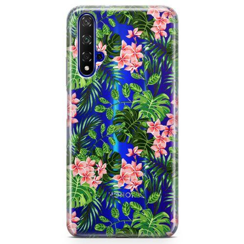 Honor View 20 Kılıf Kaliforniya Çiçekleri Arka Kapak Koruma Desenli Full Koruyucu