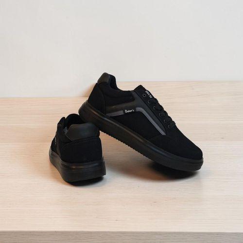 Dakır's 2298 Siyah Fuspetli Hafif Rahat Keten Spor Ayakkabı