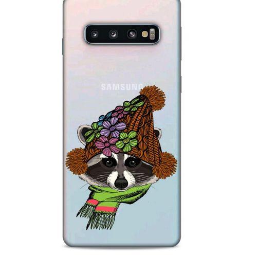 Zoologix (40) Samsung Galaxy S10 Şeffaf Kılıf Silikon Desenli