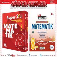 Örnek Akademi 8. Sınıf Süper İkili Matematik Seti ve Okyanus Pre Master Soru Bankası Seti 2 Kitap