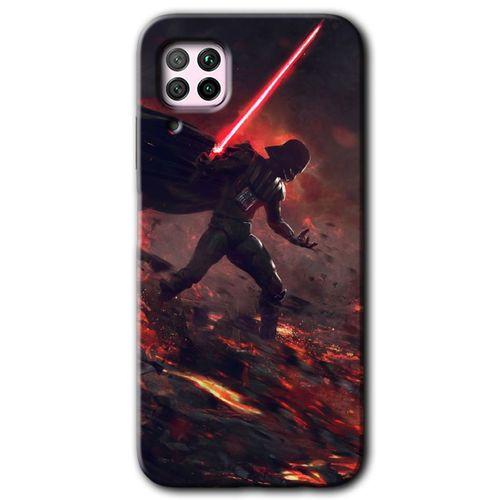 Huawei P40 Lite Kılıf HD Desen Baskılı Arka Kapak - Darh Vader Wars