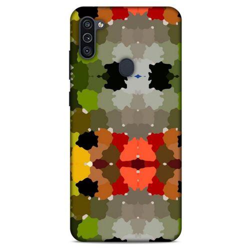 Kamuflaj 64 Samsung Galaxy M11 Kılıf Silikon Kapak