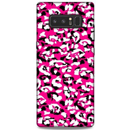 Samsung Galaxy Note 8 Uyumlu Kılıf Pembe Delisi (31) TPU Kılıf Kamuflaj
