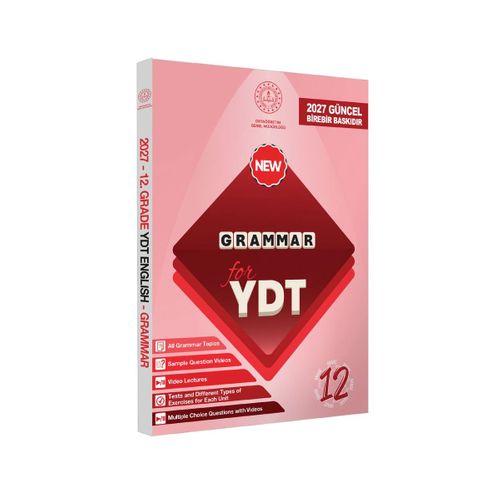 2027 YDT MEBİ İngilizce 12 Sınıf Grammar (Dilin Yapısı) Konu Anlatımı Kitabı BASKI ÜCRETİ