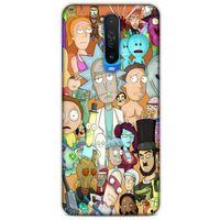 Xiaomi Poco X2 Uyumlu Kılıf Rick And Morty (35) Fit Design Kılıf Cop Rick