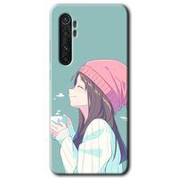 Xiaomi Mi Note 10 Lite Kılıf HD Desen Baskılı Arka Kapak - Happy Girl