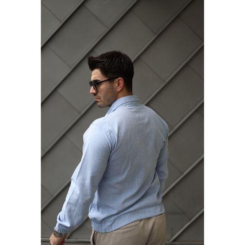 Erkek Pamuklu Keten Kumaş Ceket