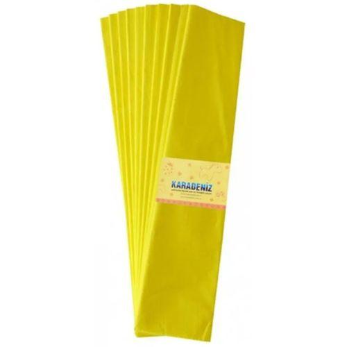 Lino Krapon Kağıdı Açık Sarı - 6 adet
