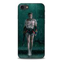 Apple Iphone 7 Uyumlu Kılıf Harley Quinn (12) Koruyucu Silikon Yeşil Yağmur