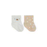 Bistyle Bistyle So Bear Penye Soket Çorap 2li 10142 Ekru Bej
