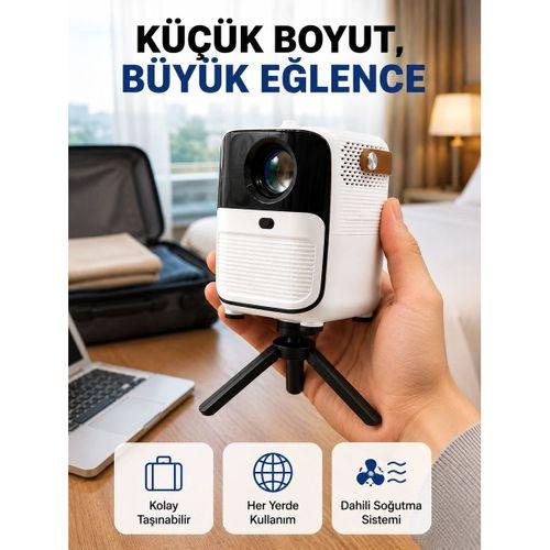 Ultra Hd Çözünürlüklü Taşınabilir Projektör – 1920x1080 Piksel Görüntü Kalitesi Yeni Nesil