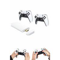 4k Hd Görüntü Kaliteli Retro Game Stick 20000 Oyunlu Çift Kollu Beyaz Game Stick
