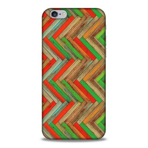 Lopard Apple Iphone 6 Uyumlu Kılıf Wood'X (34) Slim Armor Kılıf Desenli