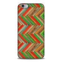 Lopard Apple Iphone 6 Uyumlu Kılıf Wood'X (34) Slim Armor Kılıf Desenli