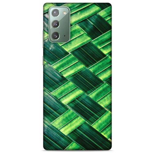 Lopard Samsung Galaxy Note 20 Uyumlu Kılıf Bahar (37) Silicone Cover Bambu Yaprak
