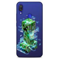 Lopard Xiaomi Redmi Note 7 Pro Uyumlu Kılıf PiXel (37) Silicone Cover Creeper MC