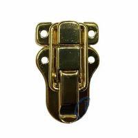 Sandık, Kutu Klipsi, Ön Kilidi - 48x30mm, Altın, 1 Adet