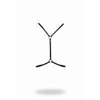 Siyah Kadın Kemer Deri Halka Detaylı Vücut Aksesuarı - Brf202