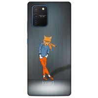 Samsung Galaxy S10 Lite Kılıf FunnyMaX (48) Bumper Kılıf Turuncu Tilki