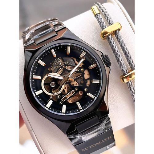 Bigotti Otomatik Ve Kurmalı Çelik Karatma Ve Renk Atma Yapmaz 5 Atm Erkek Kol Saati EBG.10683.5