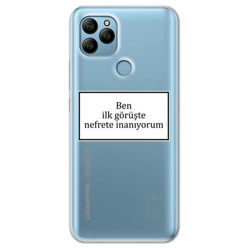 General Mobile GM 21 Kılıf HD Yazı Baskılı Silikon Arka Kapak - Yazı 13