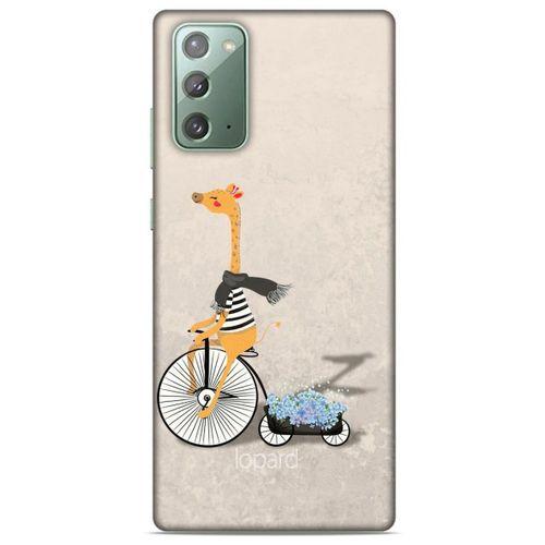 Samsung Galaxy Note 20 Kılıf FunnyMaX (17) Tasarım Kılıf Bej Zürafa
