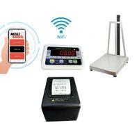 Barkod Yazıcılı Baskül l 70x80 cm l 600Kg