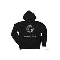 Ariana Grande Moon Siyah Kapşonlu Sweatshirt Hoodie