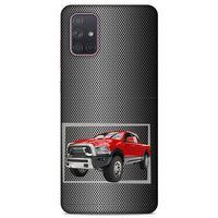 Lopard Samsung Galaxy A71 Uyumlu Kılıf PickUpX (15) Antişok Kılıf Kırmızı Siyah