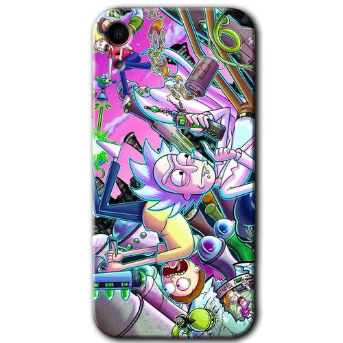 iPhone XR Kılıf HD Desen Baskılı Arka Kapak - Graffiti Çizgi Film + Kırılmaz Cam