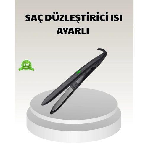 Dijital Ekranlı Isı Ayarlı Saç Düzleştirici –  Titanyum Plaka, Seyahat Dostu Tasarım