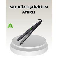 Dijital Ekranlı Isı Ayarlı Saç Düzleştirici –  Titanyum Plaka, Seyahat Dostu Tasarım