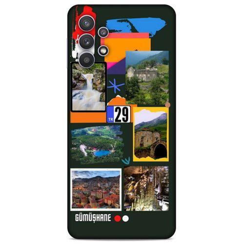 Lopard Samsung Galaxy A32 Uyumlu Kılıf Şehirli ※ (29) Gümüşhane Arka Koruma Kılıfı