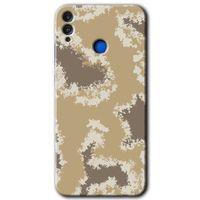 Honor 8c Kılıf HD Desen Baskılı Arka Kapak + Temperli Cam - Kamuflaj 33